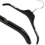HANGERWORLD 15 Black 11.8inch Plastic Kids Coat Clothes Garment Baby Toddler Top Hangers with Metal Hook HANGERWORLD 15 Black 11.8inch Plastic Kids Coat Clothes Garment Baby Toddler Top Hangers with Metal Hook