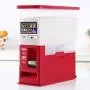 Rice Dispenser Container Cereal Bean Storage Bin Kitchen Organizer Flour Storage Sealed Boxes With Each Dispensing 150gram(1 CUPS)-12kgs 26.5 lb Capacity Rice Dispenser Container Cereal Bean Storage Bin Kitchen Organizer Flour Storage Sealed Boxes With Each Dispensing 150gram(1 CUPS)-12kgs 26.5 lb Capacity