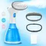 NUOBEIER Steamer for Clothes Steamer, Powerful Handheld Portable Travel Garment Steamer Fabric Wrinkle Remover, 20s Fast Heat-up,280ml Large Detachable Water Tank LS NUOBEIER Steamer for Clothes Steamer, Powerful Handheld Portable Travel Garment Steamer Fabric Wrinkle Remover, 20s Fast Heat-up,280ml Large Detachable Water Tank LS