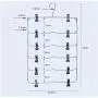 Family Heavy Duty 2pcs 6 Tiers Skirt Pants Clothes Hanger Metal Foldable Organizer Random Color