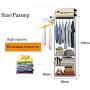 YMJ Metal Iron Coat Rack Floor Standing Clothes Hanging Storage Shelf Clothes Hanger Racks Bedroom Furniture Coat Racks (Color : 3)