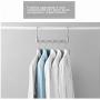 2pcs Random Color Multifunctional Hot Magic Space Saving Clothing Hanger Clothes Rack with Hook Wardrobe Closet Organizer