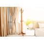 Y.H.Valuable Coat Racks Standing Coat Rack Wooden Free Standing,Coat Hat Tree Clothes Hanger Holder Stand for Clothes,Scarves,Handbags,Umbrella Entryway Furniture