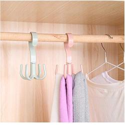 10PC Random Color Plastic Home Storage Organization Hooks Bedroom Hanger Clothes Hanging Rack Holder Hooks for Bags Towel Decoration