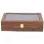 Eapmic Watch Jewelry Boxes Organizer Wooden 6+6 Slots Vintage Storage Case Eapmic Watch Jewelry Boxes Organizer Wooden 6+6 Slots Vintage Storage Case
