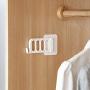 HJYPYJ Magic Hanger,180?? Rotate Magical Hangers,Easy Storage PVC Trouser Hangers,Space-Saving Organizer Hangers, Strong Bearing Capacity/Gray / 10 pcs