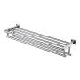 KES 30-Inch Large Towel Rack with Shelf Stainless Steel Double Towel Bar Dual Hanger Storage Organizer Modern Square Style Wall Mount Polished Finish, A2112S75