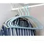 SAASNY Standard Coat Plastic Hangers Non-Slip Plastic Hangers -15 Pack- Heavy Duty Plastic Suit Hangers Plastic Space Saving Non Slip Clothes Hangers,Green,for Drying and Storage
