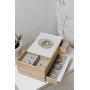 Umbra Mini Stowit Jewelry Boxes - Modern Keepsake Storage Organizer with Hidden Compartment Drawers for Ring, Bracelet, Watch, Necklace, Earrings, and Accessories (White / Natural)