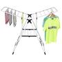 Black Laundry Clothes Storage Drying Rack Portable Folding Dryer Hanger Heavy DutyBLACK Laundry Clothes Storage Drying Rack Portable Folding Dryer Hanger Heavy Duty