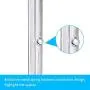GJH One Garment Rack Commercial Grade Clothes Hanger Rack Collapsible Rolling Double Rail