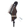 3 PCS Guitar Heads Music Home Resin Clothes Hat Hanger Hook Wall Mounted New