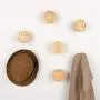 BoeWan Convenient and Practical Home Hook Durable Wooden Coat Hook, 4 Pack Natural Wall Mounted Clothes Scarf Hat and Bag Storage Hangers Towel Rack Bedroom (Color : Natural, Size : Free Size) BoeWan Convenient and Practical Home Hook Durable Wooden Coat Hook, 4 Pack Natural Wall Mounted Clothes Scarf Hat and Bag Storage Hangers Towel Rack Bedroom (Color : Natural, Size : Free Size)