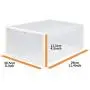 NEXCOVER Clear Stackable Shoe Storage Boxes,Large Size,4pack NEXCOVER Clear Stackable Shoe Storage Boxes,Large Size,4pack
