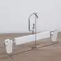 WZP Hanger,Household Drying Rack Pants Clip Drying Clothes Hook,Plastic Non-Slip Pants Clip Skirt Clip Hanger Easy to Clean/White/As Shown WZP Hanger,Household Drying Rack Pants Clip Drying Clothes Hook,Plastic Non-Slip Pants Clip Skirt Clip Hanger Easy to Clean/White/As Shown
