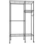 Evokem Wire Shelving Garment Rack Closet Hanger Storage Organizer Clothes Wardrobe with Wheels