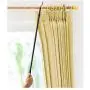 Drapery Pull Rod - The Original 36-62" Universal Telescoping Drapery Pull Rod and Adjustable Curtain Wand for Easier Opening and Back Doubles as a Clothes Hook Hanger for Closet Storage Organization