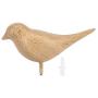 Strnek Decorative Wall Hanger Bird Decor Hook Wall Door Hanger Clothes Coat Hat Bags Towel Hanging Rack Holder(Wood Grain)