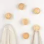 BoeWan Convenient and Practical Home Hook Durable Wooden Coat Hook, 4 Pack Natural Wall Mounted Clothes Scarf Hat and Bag Storage Hangers Towel Rack Bedroom (Color : Natural, Size : Free Size) BoeWan Convenient and Practical Home Hook Durable Wooden Coat Hook, 4 Pack Natural Wall Mounted Clothes Scarf Hat and Bag Storage Hangers Towel Rack Bedroom (Color : Natural, Size : Free Size)