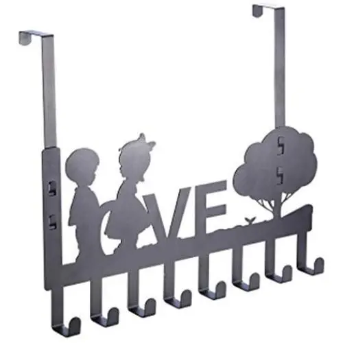 Wall Coat Hangers Rack,Coat Robe Hat Clothes Wall Mount Hook Heavy Duty Hanger Towel Rack,Decorative Hooks,Row Hook (Color : Black) Wall Coat Hangers Rack,Coat Robe Hat Clothes Wall Mount Hook Heavy Duty Hanger Towel Rack,Decorative Hooks,Row Hook (Color : Black)