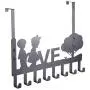 Wall Coat Hangers Rack,Coat Robe Hat Clothes Wall Mount Hook Heavy Duty Hanger Towel Rack,Decorative Hooks,Row Hook (Color : Black) Wall Coat Hangers Rack,Coat Robe Hat Clothes Wall Mount Hook Heavy Duty Hanger Towel Rack,Decorative Hooks,Row Hook (Color : Black)