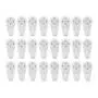 Non-Trace Wall Picture Hook, Dedoot Pack of 24 Non Trace Wall Hooks Plastic Invisible Traceless Hardwall Hanging Hook for Picture Photo Frame Hangers, White Non-Trace Wall Picture Hook, Dedoot Pack of 24 Non Trace Wall Hooks Plastic Invisible Traceless Hardwall Hanging Hook for Picture Photo Frame Hangers, White