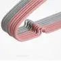 5 Non-Slip Frosted Hangers Non-Slip Clothes Racks,Pink