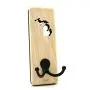 Dog Leash Holder, Laser Cut and Engraved, Poplar wood, Dog Leash Hook Wall Hanger Dog Leash Holder, Laser Cut and Engraved, Poplar wood, Dog Leash Hook Wall Hanger