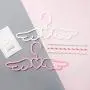 Cabilock Clothes Hanger Overstriking Wing Shape Plastic Hanger Scarf Tie Holder Space-Saving Closet Organizer Clothes Hanger (Kid Style White) Cabilock Clothes Hanger Overstriking Wing Shape Plastic Hanger Scarf Tie Holder Space-Saving Closet Organizer Clothes Hanger (Kid Style White)
