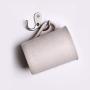 eBoot 15 Pieces Double Prong Robe Hook Retro Cloth Hanger with 30 Pieces Screws (Silver)