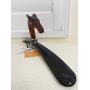 Recalcati Italian Luxury Deluxe Brown Horse Head Marblelike Resin Clothes Hanger