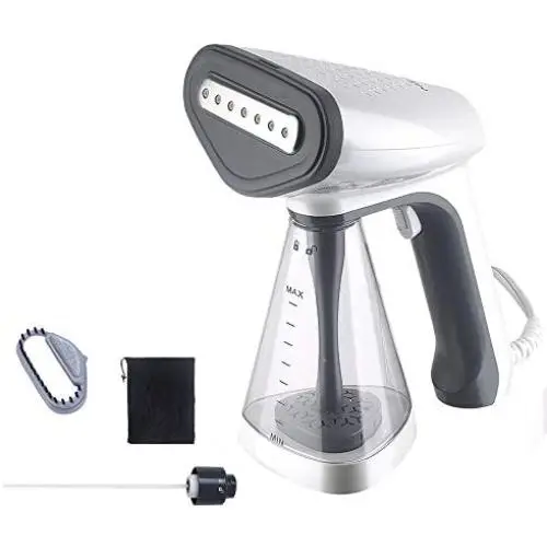 MieMoi Clothes Steamer Handheld Garment Steamer Portable 1500W for Home and Travel, Vertically & Horizontally Steam, Wrinkle Remover, 30s Fast Heat-up, Auto-Off, 100% Safe MieMoi Clothes Steamer Handheld Garment Steamer Portable 1500W for Home and Travel, Vertically & Horizontally Steam, Wrinkle Remover, 30s Fast Heat-up, Auto-Off, 100% Safe