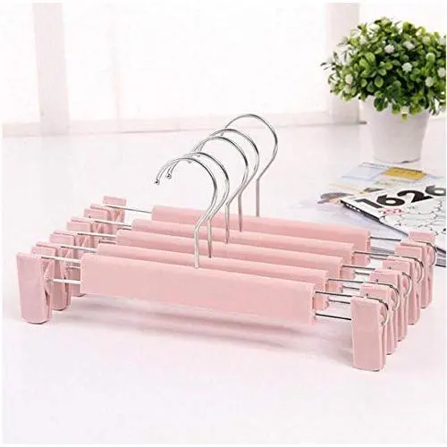 10pcs Random Color Hangers for Clothes Plastic Clip, Stand Hanger Pants Skirt Kid Clothes Adjustable Pinch Grip Cabide 10pcs Random Color Hangers for Clothes Plastic Clip, Stand Hanger Pants Skirt Kid Clothes Adjustable Pinch Grip Cabide