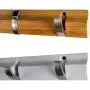 Spiretro Set of 2 Wall Mount 22 inch Flip Bamboo Coat Rack, 5 Retractable Metal Hooks Organize Hang Cloths Hat Scarfs Purses for Entryway Foyers Hallways Bedrooms Bathroom Office, Beige White Nickel Spiretro Set of 2 Wall Mount 22 inch Flip Bamboo Coat Rack, 5 Retractable Metal Hooks Organize Hang Cloths Hat Scarfs Purses for Entryway Foyers Hallways Bedrooms Bathroom Office, Beige White Nickel