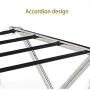 Accordion Design Clothes Airer,Folding Stainless Steel Laundry Drying Rack,Adjustable Dry Rail Hanger with Concise Home Portable,for Socks Bed Linen Clothing Extendable Compact