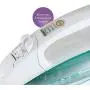 Panasonic Contoured Stainless Steel Soleplate, Vertical, Auto Shut Off, Power Base and Carrying/Storage Case – NI-L70SRW Cordless 1500W Steam/Dry Iron, standart, Green/White