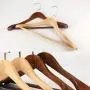Aviat 2PCs Wooden Suit Hangers,High-Grade Solid Wood Coat Hangers Non Slip Pants Bar-Smooth Finish Standard Coat Hanger Precisely Cut Notches for Jacket,Pant,Suit,Shirts,Skirts Clothes Hangers (E) Aviat 2PCs Wooden Suit Hangers,High-Grade Solid Wood Coat Hangers Non Slip Pants Bar-Smooth Finish Standard Coat Hanger Precisely Cut Notches for Jacket,Pant,Suit,Shirts,Skirts Clothes Hangers (E)