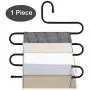 aome S-Type Black Stainless Steel Clothes Pants Hangers Closet Storage Organizer for Pants Jeans Scarf Hanging (13.4 x 15.7inch) (1-Piece) aome S-Type Black Stainless Steel Clothes Pants Hangers Closet Storage Organizer for Pants Jeans Scarf Hanging (13.4 x 15.7inch) (1-Piece)