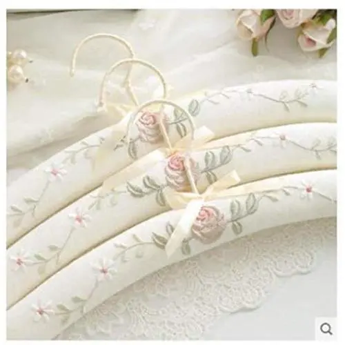 10pcs Random Color Adult Cloth Hanger Wedding Dress Hangers Decoration