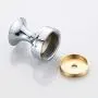 LIOOBO Brass Wall Hook Decorative Robe Coat Hook Bathroom Towel Hanger Closet Clothes Hat Hanging Rack for Kitchen Home (Silver)
