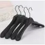 10pcs Black Thick Wide Shoulder Plastic Clothes Hanger for Coats Jacket and Fur 10pcs Black Thick Wide Shoulder Plastic Clothes Hanger for Coats Jacket and Fur