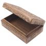 KayJayStyles Hand Carved Pentagram Wooden Storage Boxes (Large, Star)