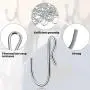 Funrous 80 Pieces of S Shaped Metal Hooks Clip, S Shaped Hooks Stainless Steel Metal Hangers, Suitable for Indoor and Outdoor, Bathroom, Kitchen Lights, Hanging Hooks for Diy Crafts, Key Chain, Silver Funrous 80 Pieces of S Shaped Metal Hooks Clip, S Shaped Hooks Stainless Steel Metal Hangers, Suitable for Indoor and Outdoor, Bathroom, Kitchen Lights, Hanging Hooks for Diy Crafts, Key Chain, Silver