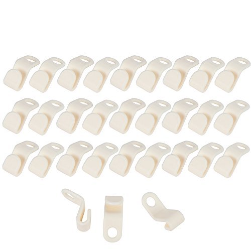 Home-X - Clothes Hanger Connector Hooks (Set of 30), Cascading Clothing Rack Hook is a Must Own Home Storage & Closet Saving Device, Easily Clips onto Clothes Hangers
