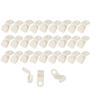 Home-X - Clothes Hanger Connector Hooks (Set of 30), Cascading Clothing Rack Hook is a Must Own Home Storage & Closet Saving Device, Easily Clips onto Clothes Hangers