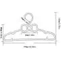 10pcs Random Color Childrens Bow Hanger Home Baby Clothes Hanger