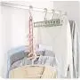 Magic Organizer Clothes Hanger Holder Garment Drying Rack Storage Closet Hook Slide Wardrobe Multi-Functional Clothing Hangers 10pcs Random Color Magic Organizer Clothes Hanger Holder Garment Drying Rack Storage Closet Hook Slide Wardrobe Multi-Functional Clothing Hangers 10pcs Random Color
