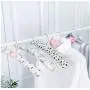 5pcs Random Color Sponge Cotton Satin Padded Coat Clothes Suit Dress Hangers Rack 5pcs Random Color Sponge Cotton Satin Padded Coat Clothes Suit Dress Hangers Rack