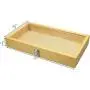 Mooca Natural Wood Glass Top Jewelry Display Case Accessories Storage Boxes with Metal Clasp, Wooden Jewelry Tray for Collectibles, Home Organization, Natural Wood Color Mooca Natural Wood Glass Top Jewelry Display Case Accessories Storage Boxes with Metal Clasp, Wooden Jewelry Tray for Collectibles, Home Organization, Natural Wood Color