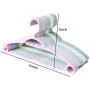 Yuqianjin 40 Pack Plastic Suit Hangers - Clothes Space Saving Clothes Hangers with Hook(40 Pack)